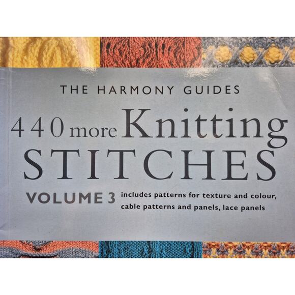 The Harmony Guides 450/440 Knitting Stitches 2 Volumes - Picture 5 of 15